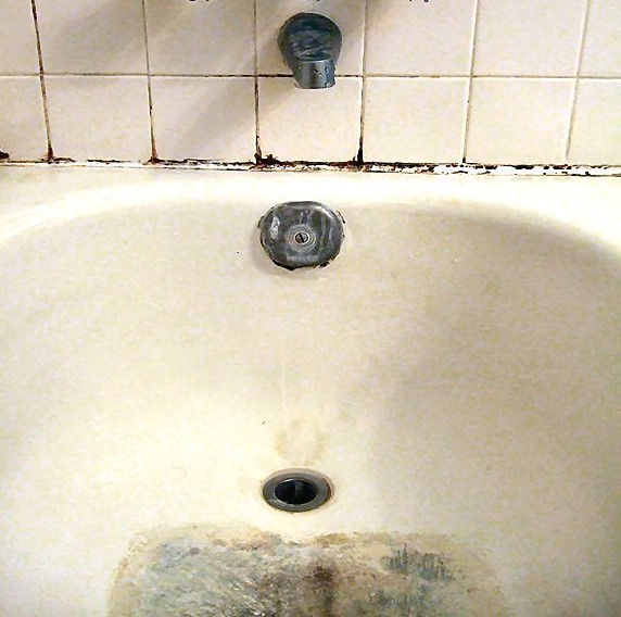 how to remove black mold in bathroom sink